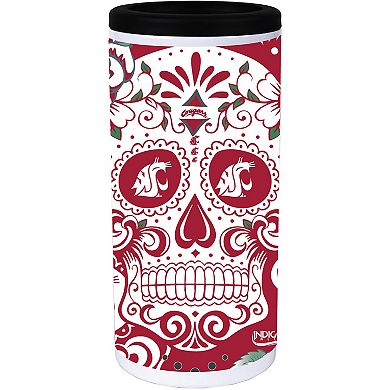 Washington State Cougars Dia Stainless Steel 12oz. Slim Can Cooler