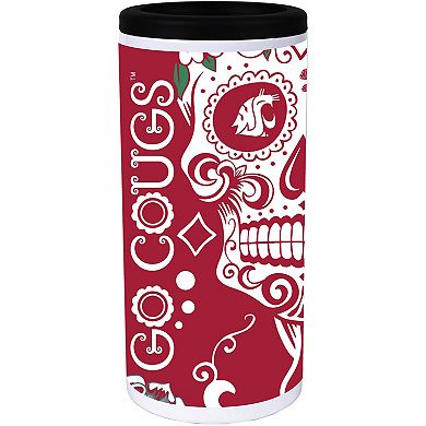 Washington State Cougars Dia Stainless Steel 12oz. Slim Can Cooler