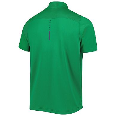 Men's Under Armour Green Notre Dame Fighting Irish Motivate 2.0 Half-Zip Jacket