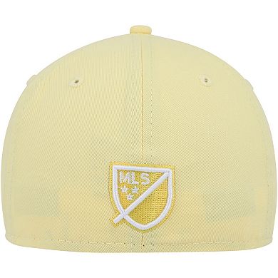 Men's New Era Yellow Nashville SC Pastel Pack 59FIFTY Fitted Hat
