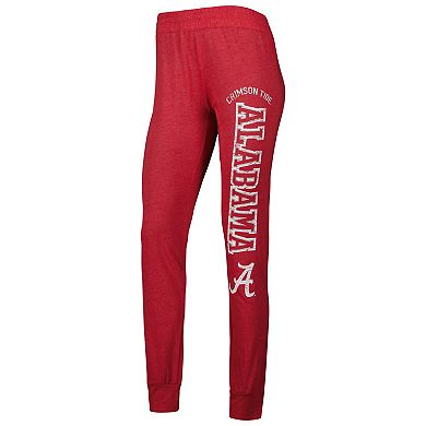 Women's Concepts Sport Crimson Alabama Crimson Tide Long Sleeve Hoodie T-Shirt & Pants Sleep Set