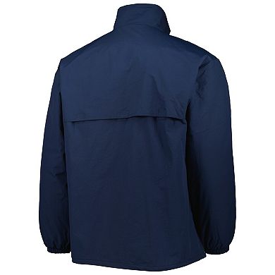 Men's Navy Dallas Cowboys Triumph Fleece Full-Zip Jacket