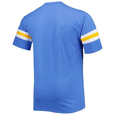 Men's Powder Blue Los Angeles Chargers Arm Stripe T-Shirt