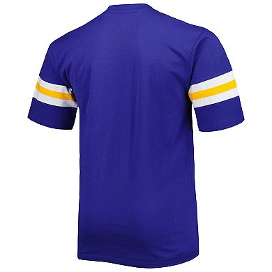 Men's Royal Los Angeles Rams Arm Stripe T-Shirt