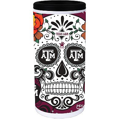Texas A&M Aggies Dia Stainless Steel 12oz. Slim Can Cooler