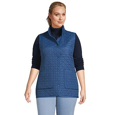 Plus Size Lands' End Insulated Reversible Primaloft Vest