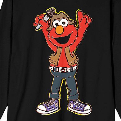 Men's Sesame Street Elmo Long Sleeve Tee