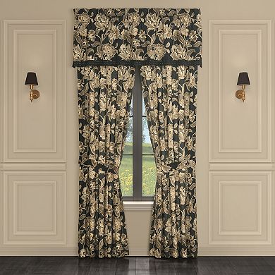 Royal Court Montecito Black Window Straight Valance