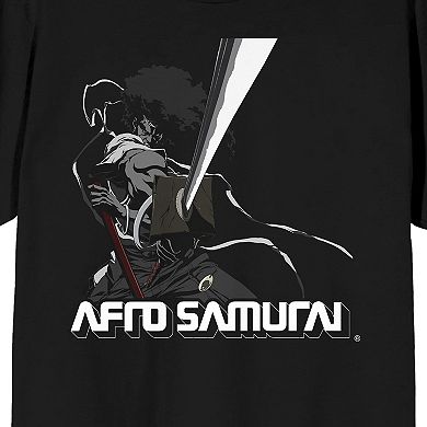 Men's Afro Samurai Rokutaro Logo Tee