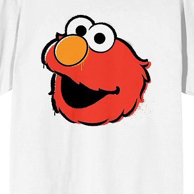 Men's Sesame Street Elmo Face Tee