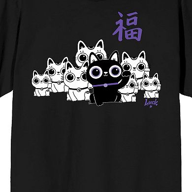 Men's Skydance Animations Luck Movie Bob with White Cats Tee