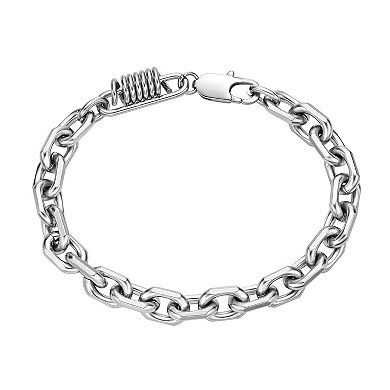 Men's LYNX Stainless Steel Link Chain Bracelet