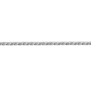 Men's LYNX Stainless Steel 24 Inch Twist Chain Necklace