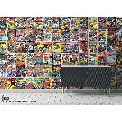 RoomMates Classic DC Comics Cover Peel & Stick Mural