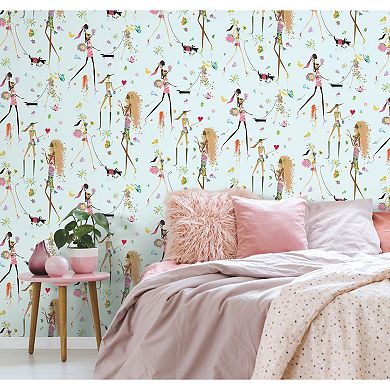 RoomMates Fun Chic Peel & Stick Wallpaper