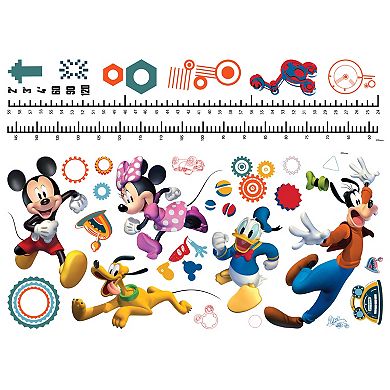 RoomMates Disney Mickey Mouse & Friends Growth Chart Peel & Stick Wall Decals