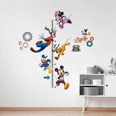 RoomMates Disney Mickey Mouse & Friends Growth Chart Peel & Stick Wall Decals