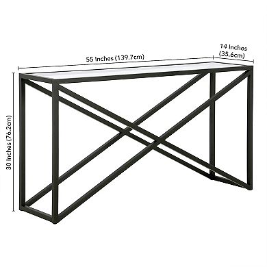 Finley & Sloane Calix Rectangular Console Table