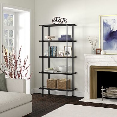 Finley & Sloane Inez Rectangular 4-Shelf Bookcase