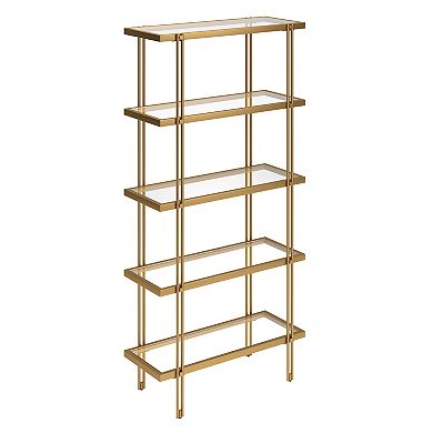 Finley & Sloane Inez Rectangular 4-Shelf Bookcase