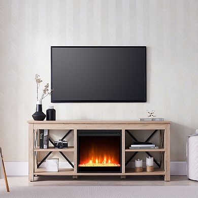 Finley & Sloane Sawyer Electric Fireplace TV Stand