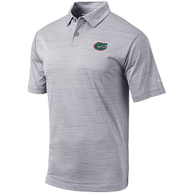 Men's Columbia Golf Gray Florida Gators Omni-Wick Set Polo