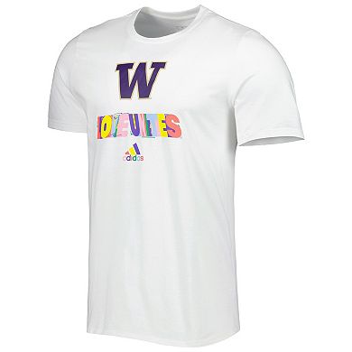 Men's adidas White Washington Huskies Pride Fresh T-Shirt