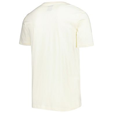 Men's New Era Cream Seattle Seahawks Sideline Chrome T-Shirt