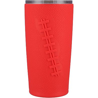 Wisconsin Badgers 20oz. Stainless Steel with Silicone Wrap Tumbler