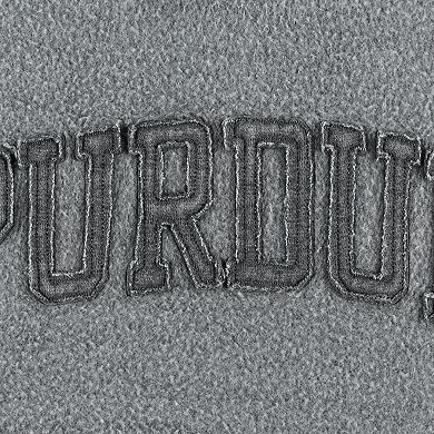 Women's Pressbox Black Purdue Boilermakers Ponchoville Pullover Sweatshirt