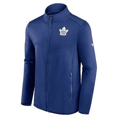 Men's Fanatics Branded Blue Toronto Maple Leafs Authentic Pro Rink Fleece Full-Zip Jacket