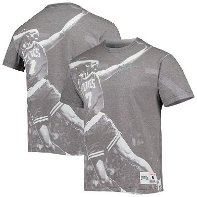 Men's Mitchell & Ness Dee Brown Gray Boston Celtics Above The Rim Sublimated T-Shirt