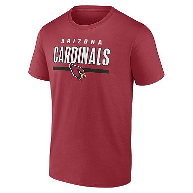 Men's Fanatics Branded Cardinal Arizona Cardinals Speed & Agility T-Shirt