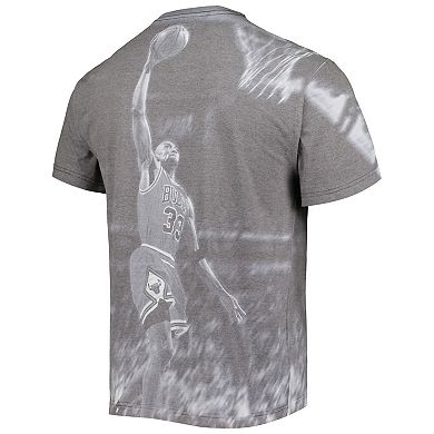 Men's Mitchell & Ness Scottie Pippen Gray Chicago Bulls Above The Rim Sublimated T-Shirt