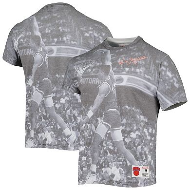 Men's Mitchell & Ness Kenny Walker Gray New York Knicks Above The Rim Sublimated T-Shirt