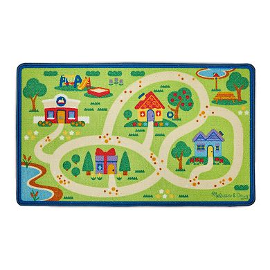 Melissa & Doug Blue's Clues & You! Blue's Neighborhood Activity Rug