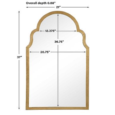 Notched Top Wall Mirror