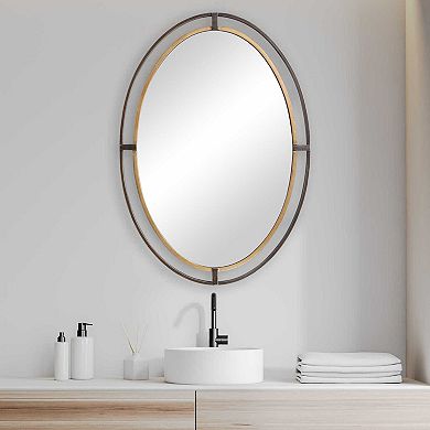 Oval Bar Wall Mirror