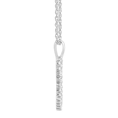 Alyson Layne 10k Gold 1 Carat T.W. Diamond Heart Pendant Necklace