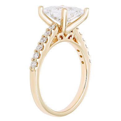 Evergreen Diamonds 14k Gold 2 3/8 Carat T.W. IGL Certified Princess Cut Lab-Grown Diamond Ring