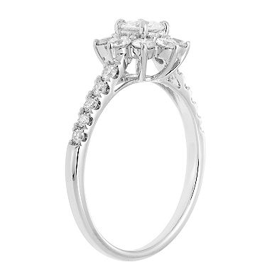 The Regal Collection 14k Gold 1 Carat T.W. IGL Certified Diamond Ring