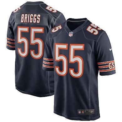 Men's Nike Lance Briggs Navy Chicago Bears Game Retired Player Jersey