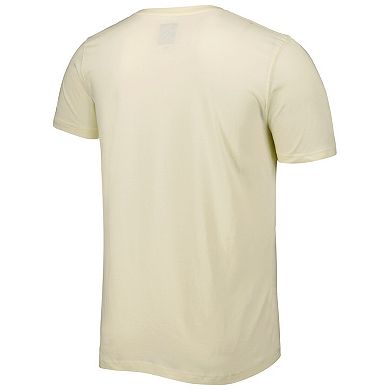 Men's New Era Cream Carolina Panthers Sideline Chrome T-Shirt