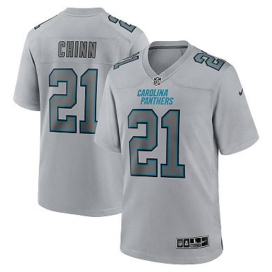 Men's Nike Jeremy Chinn Gray Carolina Panthers Atmosphere Fashion Game Jersey