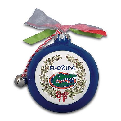 Florida Gators Wreath Kickoff Painted Ornament