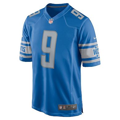 Men's Nike Jameson Williams Blue Detroit Lions Player Game Jersey