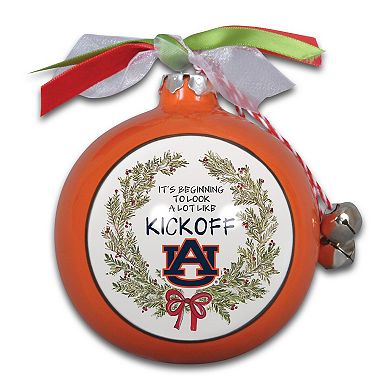Auburn Tigers Wreath Kickoff Painted Ornament