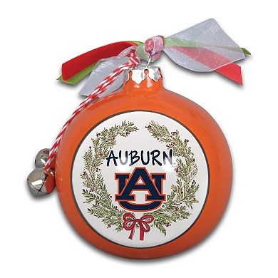 Auburn Tigers Wreath Kickoff Painted Ornament