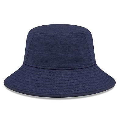 Men's New Era Heather Navy New England Patriots Bucket Hat