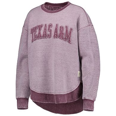 Women's Pressbox Maroon Texas A&M Aggies Ponchoville Pullover Sweatshirt